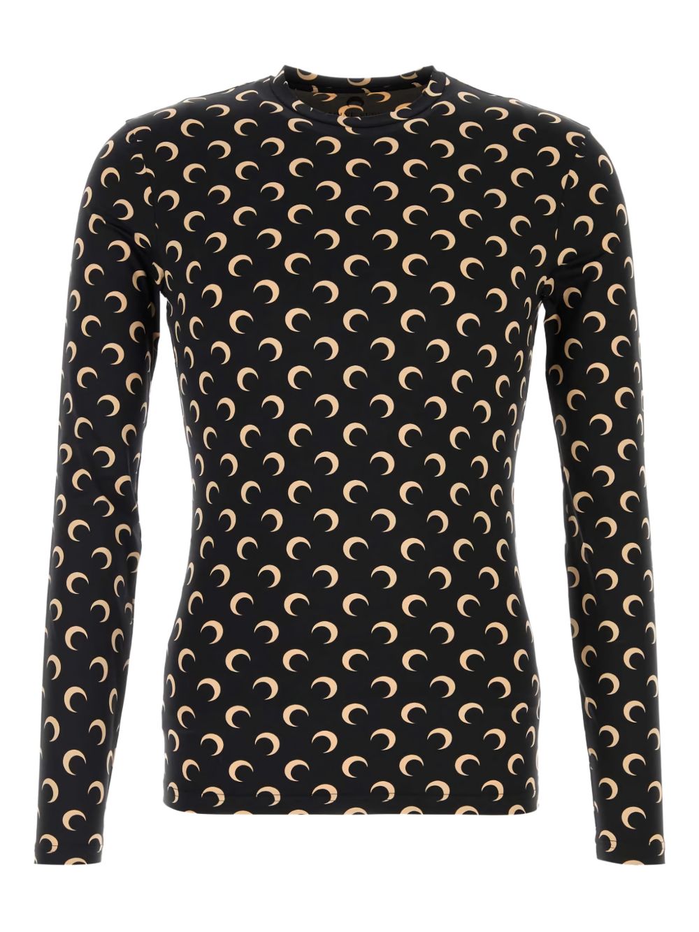 Marine Serre Moon-Print T-Shirt — Black