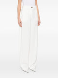 Elisabetta Franchi Wide-Leg Trousers — White