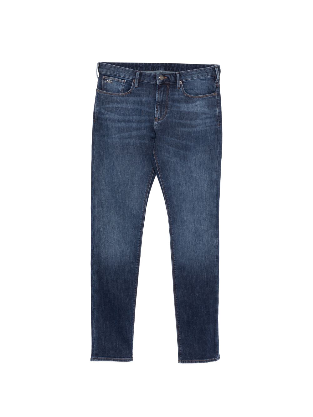 Emporio Armani Cotton Denim Jeans — Blue