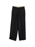L.B.M. 1911 Linen Trousers — Black
