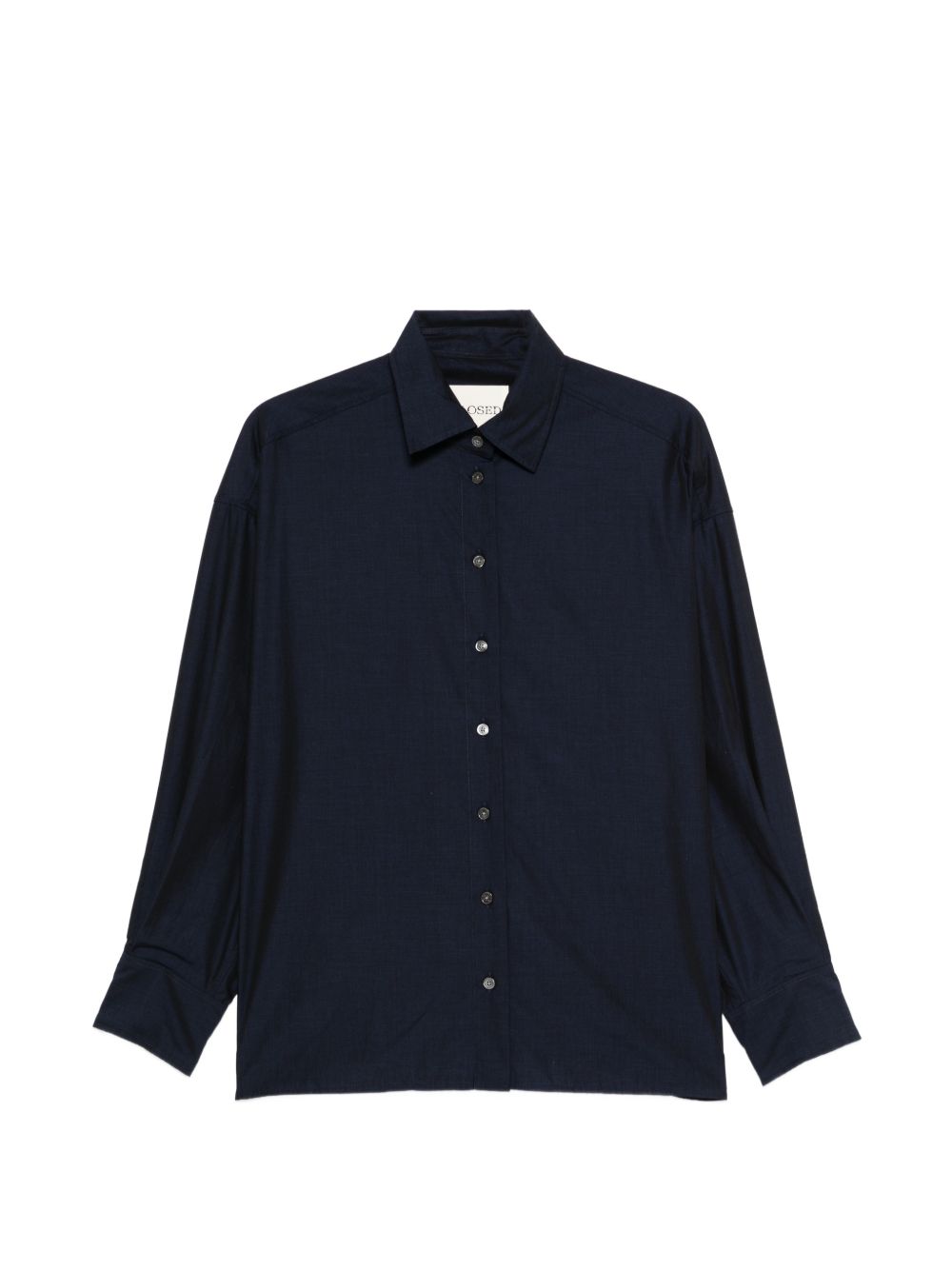 Closed Cotton Shirt — Navy