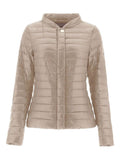 HERNO Quilted Nylon Down Jacket — Taupe
