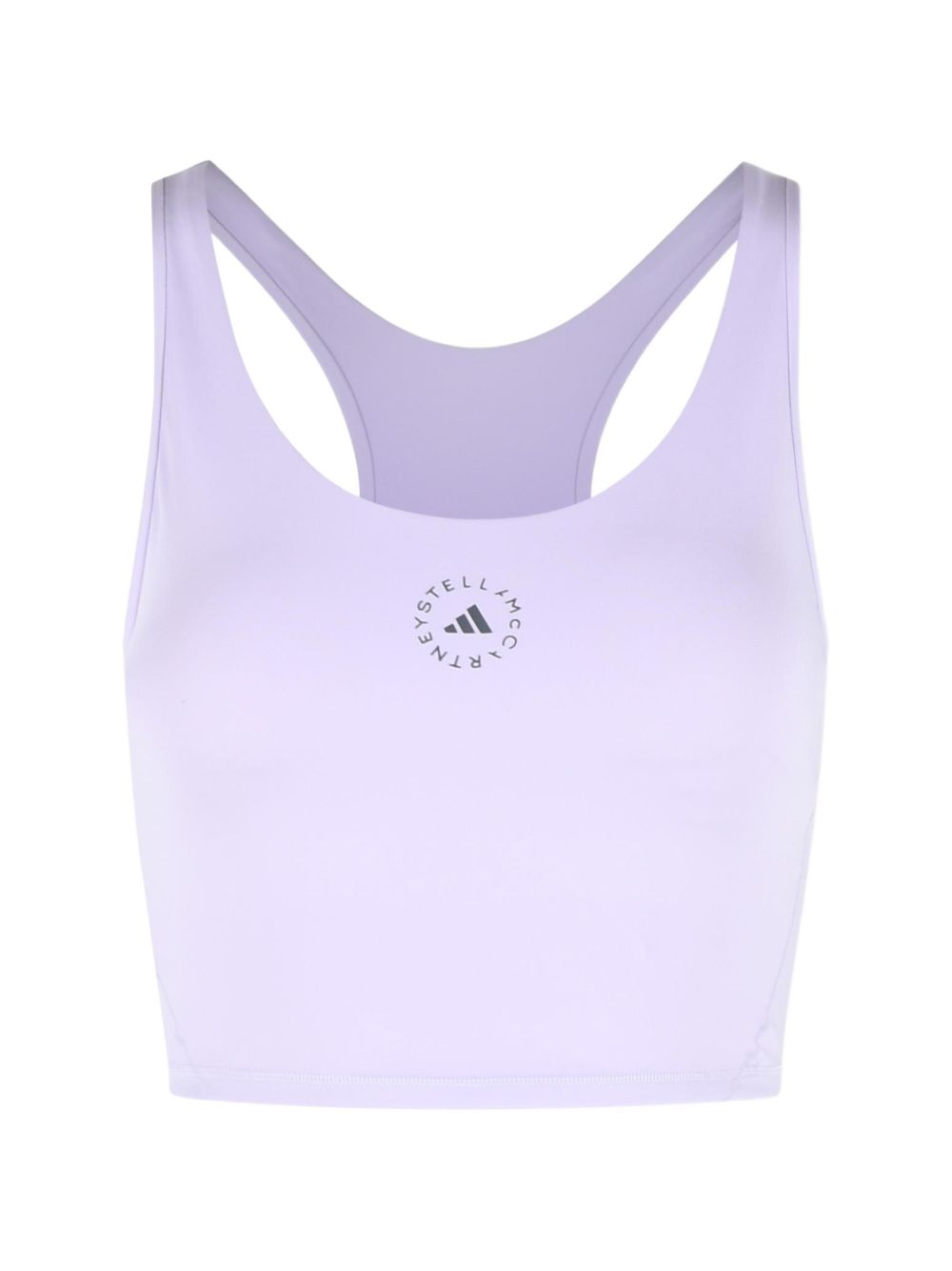 Adidas By Stella McCartney Logo Bralette Tank Top — Lilac
