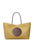 Tory Burch Ella Twist Tote Bag — Wheat