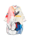 F.R.S . Printed Silk Dress — Cream