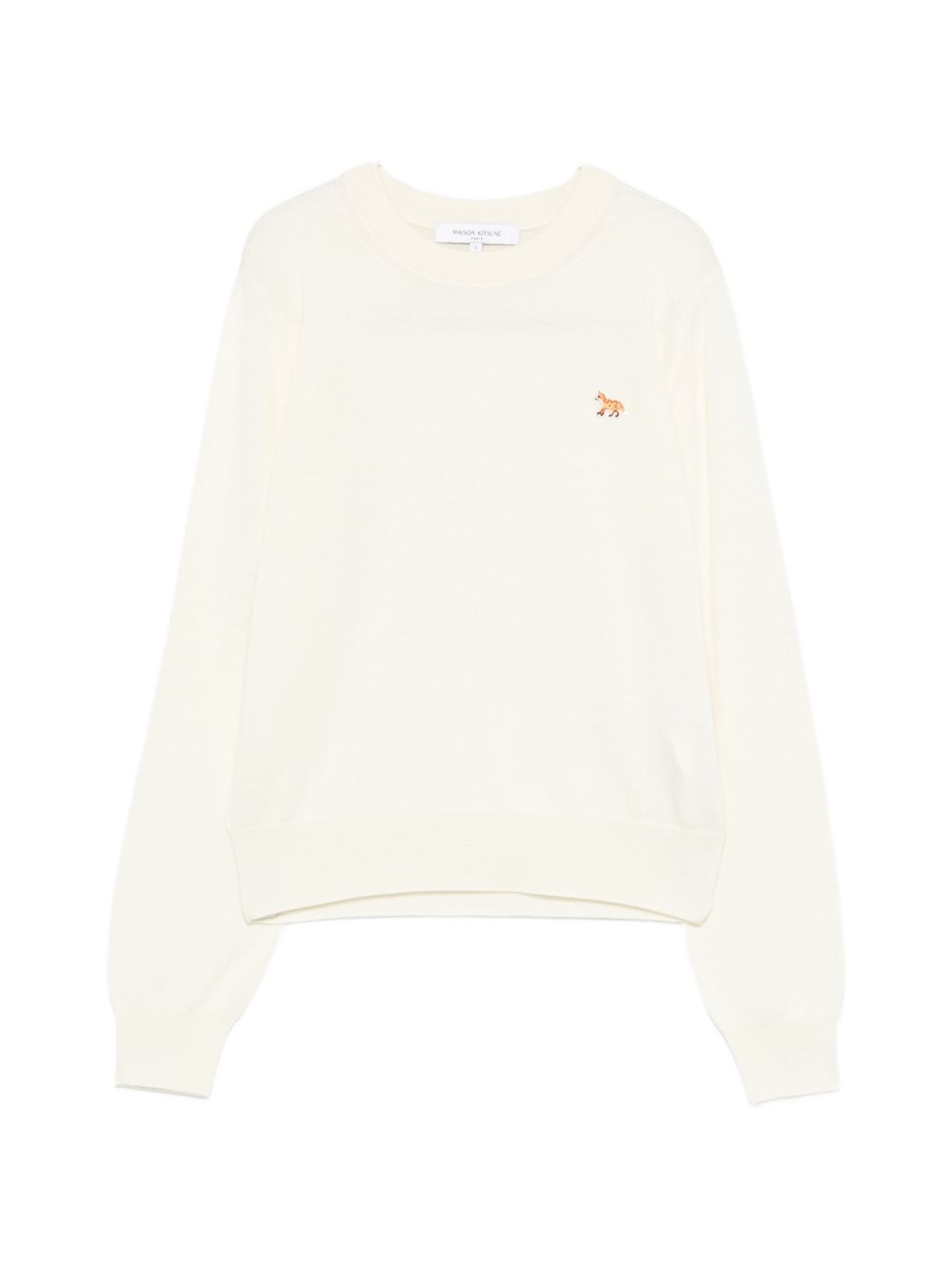 Maison Kitsuné Baby Fox Sweatshirt — Ecru