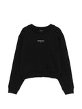 Maison Kitsuné Logo-Embroidered Sweatshirt — Black