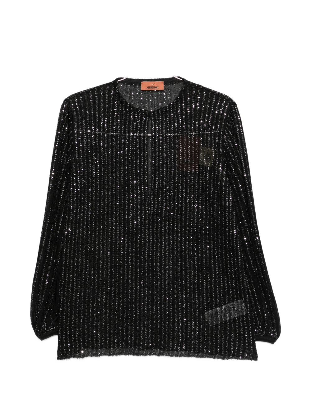 Missoni Sequin-Embellished Blouse — Black