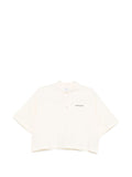 Maison Kitsuné Oversized Cotton Polo Shirt — White