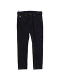 Jeans Emporio Armani de dril de algodón con cinco bolsillos — Azul marino