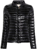 HERNO Quilted Nylon Down Jacket — Black