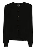 Soft Goat Cashmere Cardigan — Black