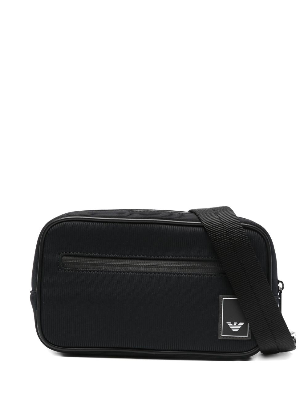 Emporio Armani Nylon Travel Essential Belt Bag — Black