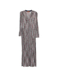 Missoni Striped Wool Cardigan — Grey