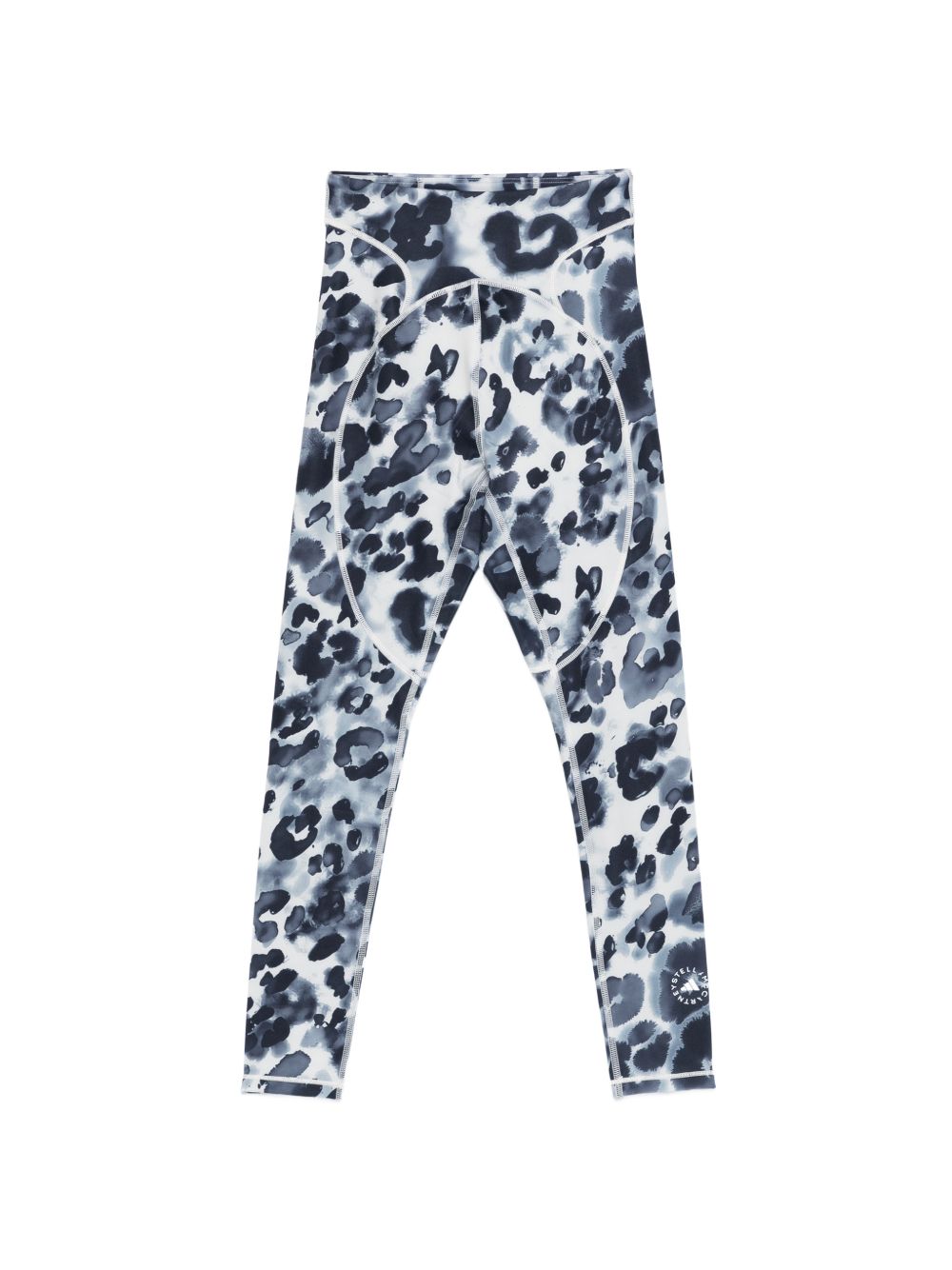 Adidas By Stella McCartney Animal-Print Leggings — White