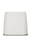 Alice + Olivia Embellished Skirt — White