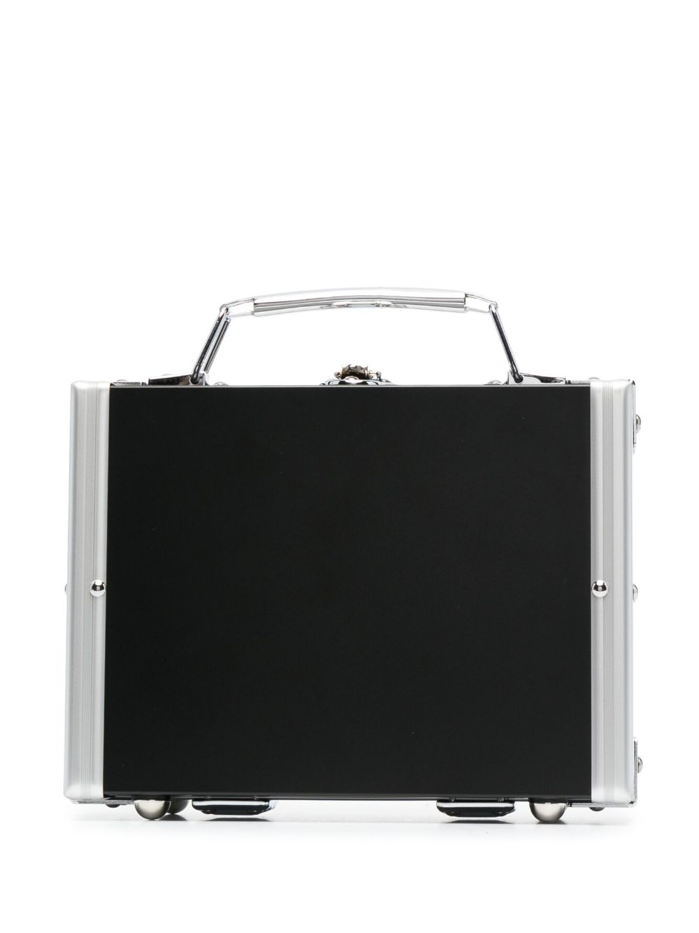 Comme Comme Toolbox-Style Top Handle Handbag — Black