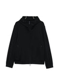 Emporio Armani Nylon Hooded Jacket — Black