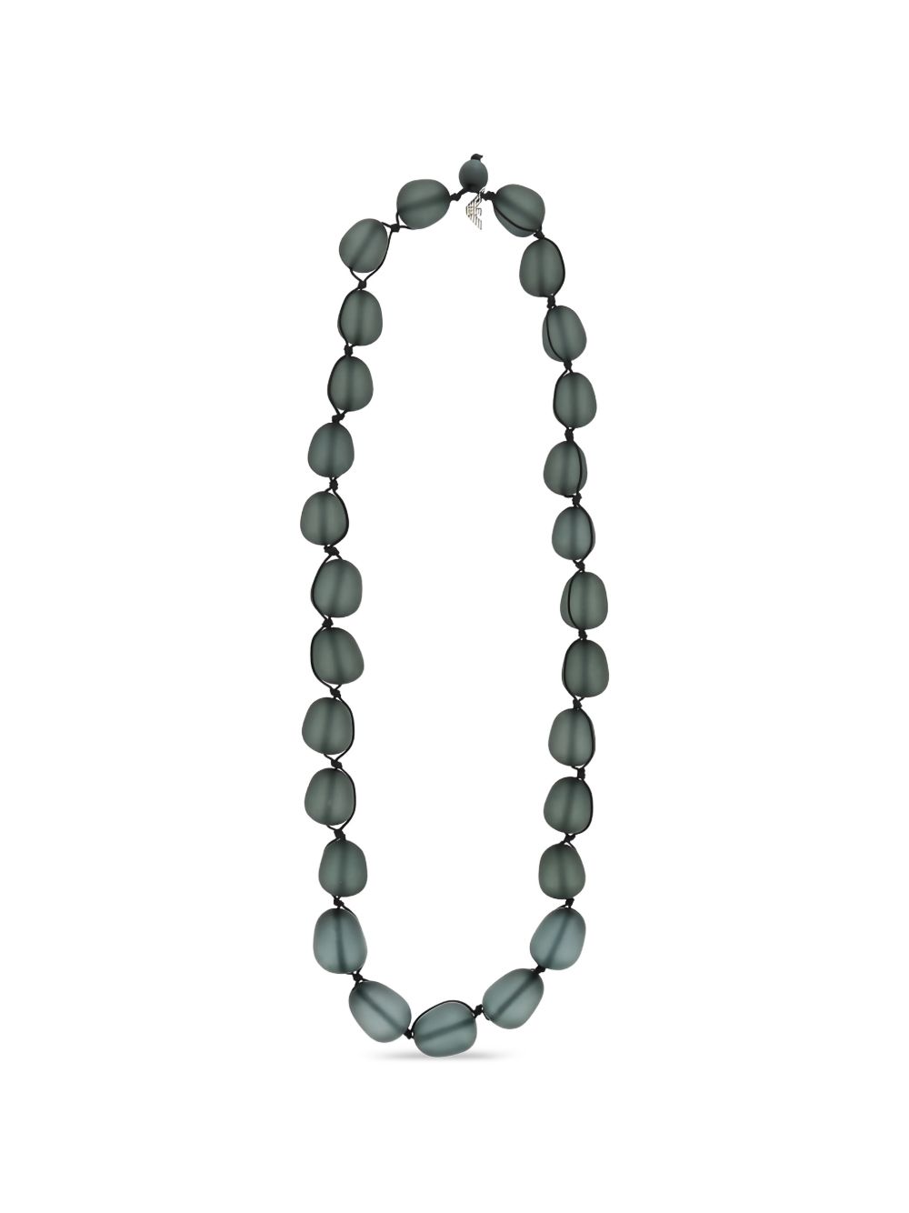 EMPORIO ARMANI EXCLUSIVE Beaded Necklace — Grey-Blue