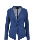 Emporio Armani Linen Blazer — Blue