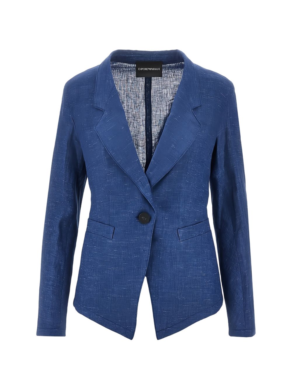Emporio Armani Linen Blazer — Blue