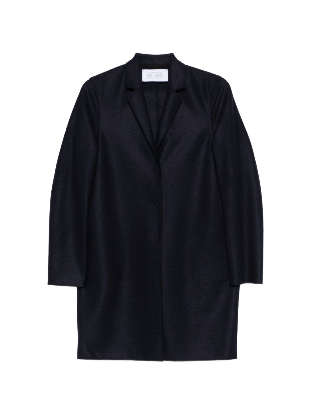 Harris Wharf London Wool Coat — Navy
