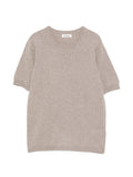 Soft Goat Cashmere Crewneck Sweater — Grey