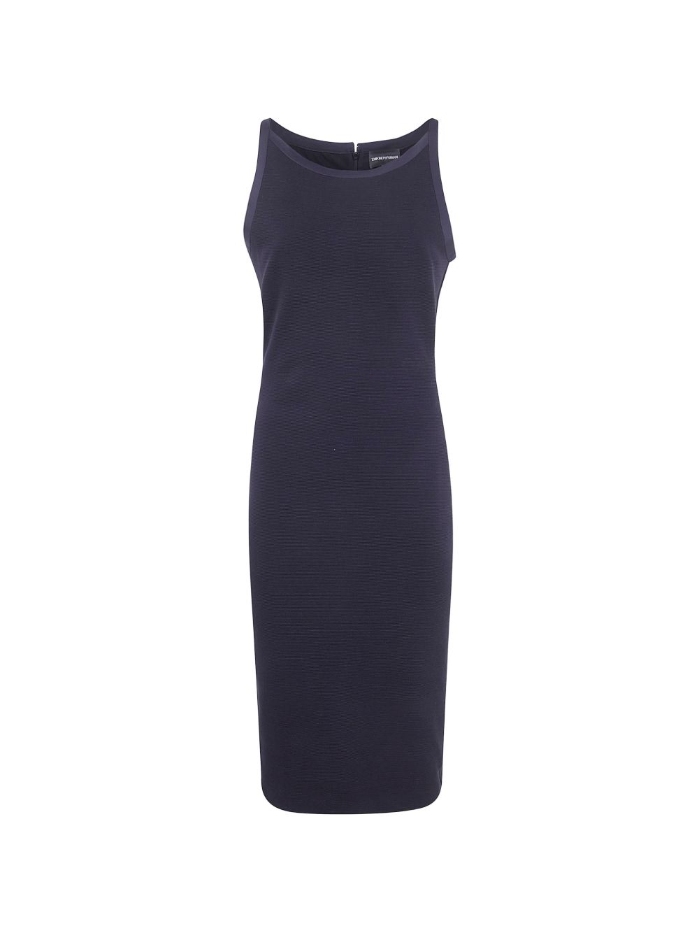 Emporio Armani Cotton Tank Dress — Navy