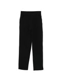 Emporio Armani Cotton Trousers — Black