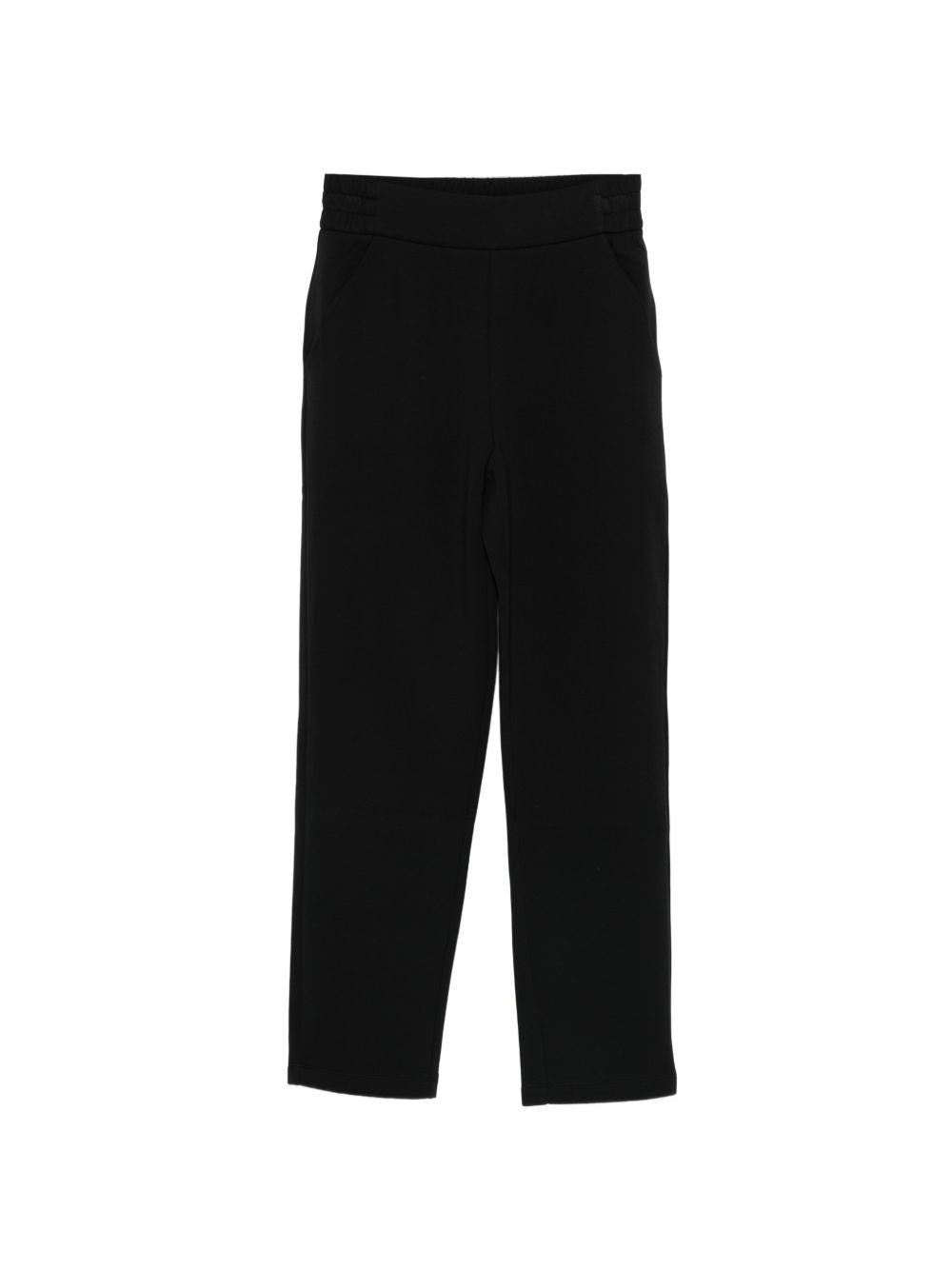 Emporio Armani Cotton Trousers — Black