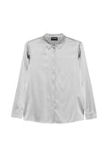 Emporio Armani Silk Shirt — grey