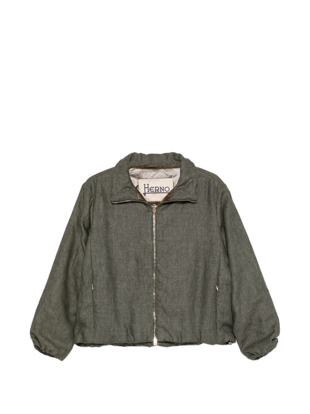 HERNO Nylon Blouson Jacket — Sage