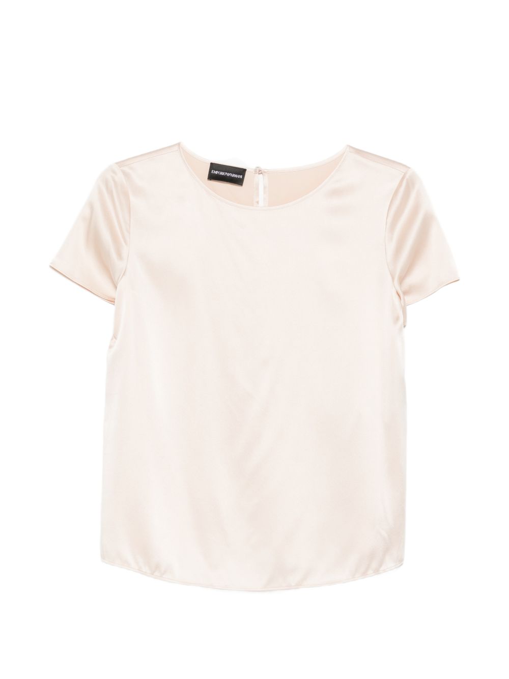 Emporio Armani Silk Blouse — Beige