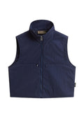 Woolrich Nylon Zip Vest — Navy