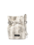 EMPORIO ARMANI EXCLUSIVE Python-Print Leather Bucket Bag — Beige