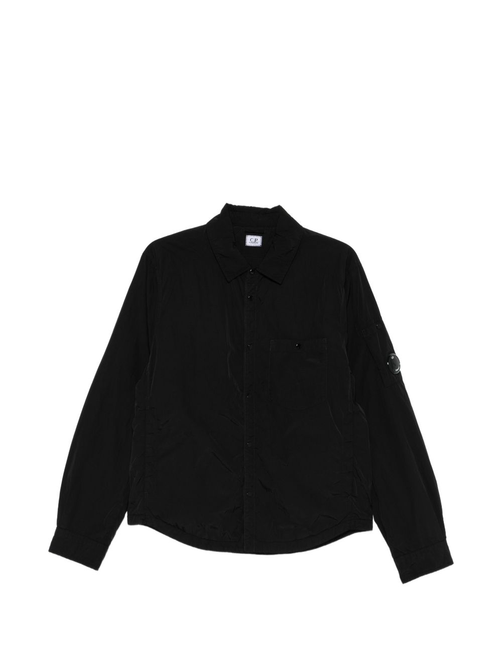 C.P. Company Chrome-R Nylon Overshirt — Black
