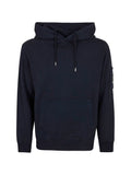 C.P. Company Cotton Hoodie — Navy