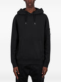 C.P. Company Cotton Hoodie — Black