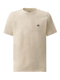 C.P. Company Logo-Embroidered Cotton T-Shirt — Beige