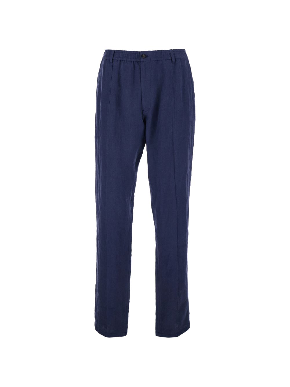 Emporio Armani Linen Trousers — Navy