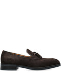 Paul Smith Tasselled Suede Loafer — Brown