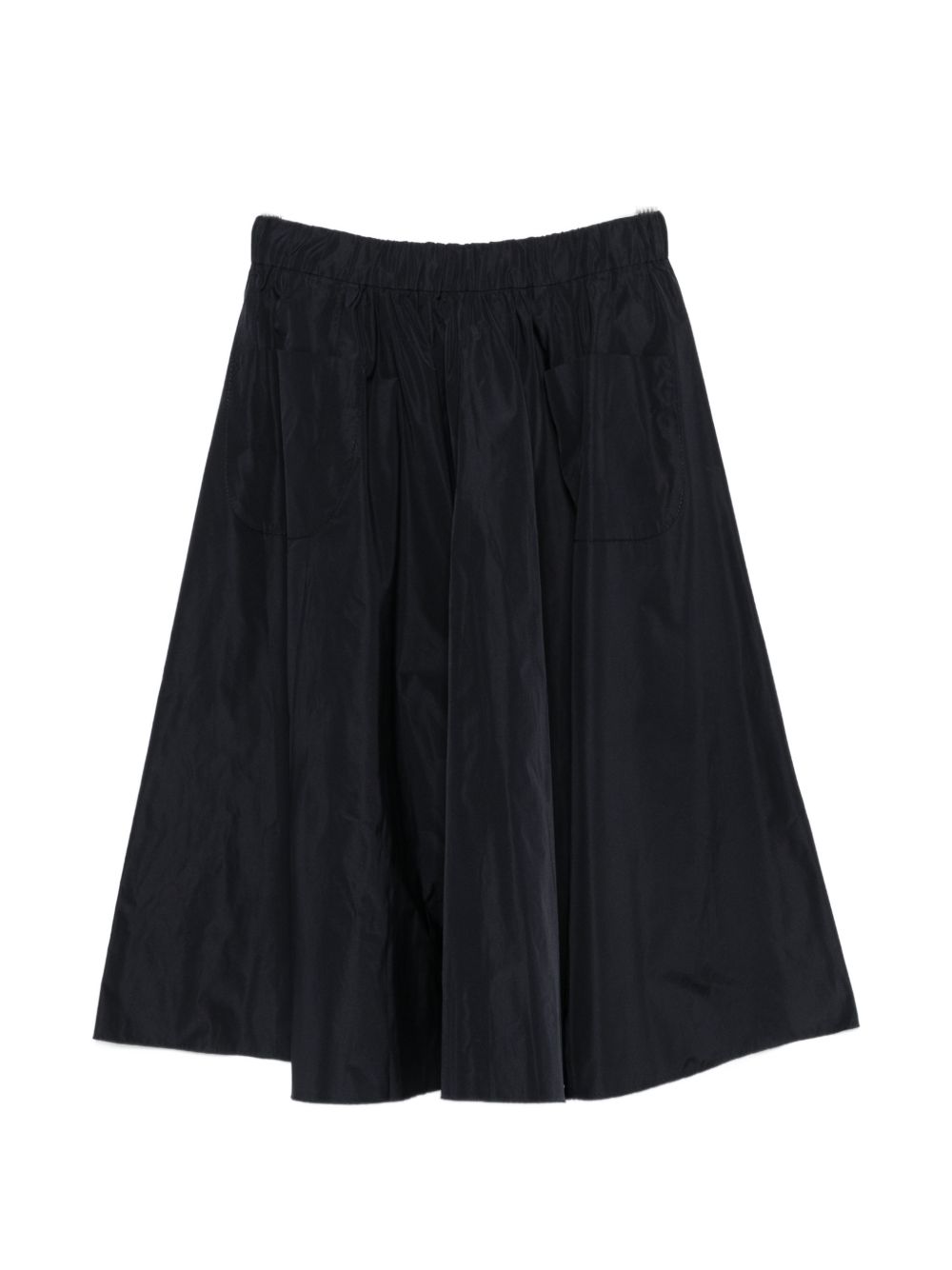 SUSANNE BOMMER Elasticated Midi Skirt — Black