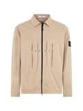 Stone Island Cotton Overshirt — Beige