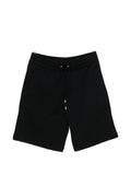 Maison Kitsuné Cotton Drawstring Shorts — Black