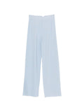 Fabiana Filippi Knitted Wide-Leg Trousers — Light blue