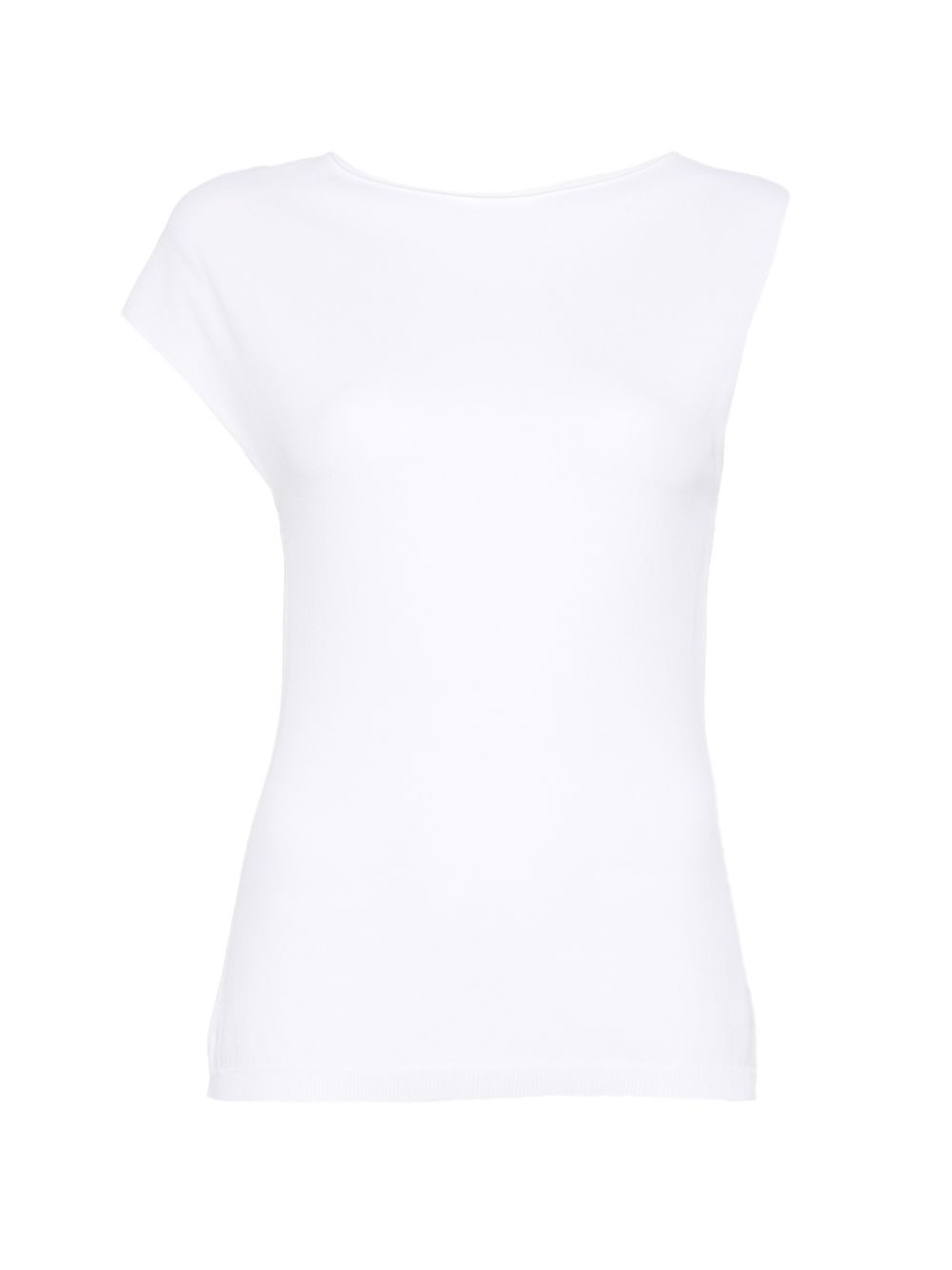 Alysi Asymmetric Tank Top — White