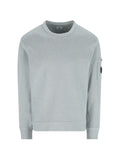 C.P. Company Crew Neck Cotton Sweatshirt — Grey