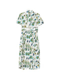 Fay Floral-Print Cotton Dress — White