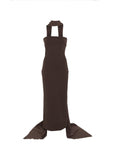 Solace London Dress — Brown