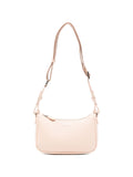 Emporio Armani Logo-Embroidered Shoulder Bag — Pink